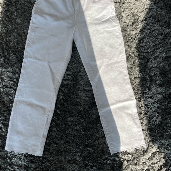 Authentic All White L’Agence Sara high rise cropped slim jeans size 29 - Picture 5 of 16